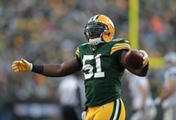 D.J. Smith, the Packers' new starting ILB